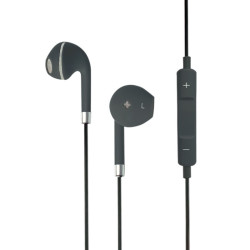 Słuchawki douszne B002 z mikr. jack + mikrofon 1,2m