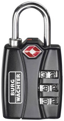 Kłódka Burg Wächter 32991 30.80 mm TSA z zamkiem szyfrowym