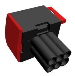 Złącze samochodowe 6-pinowe TE Connectivity 2-rzędowe Żeński Junior Power Timer Wciskane Obudowa złącza samochodowego