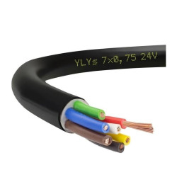 Przewód YLYs 7x0.75mm2 12V/24V samochodowy kabel do przyczepy lawety