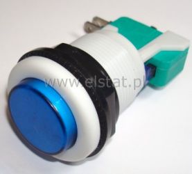Przycisk z krańcówką podświetlany niebieski