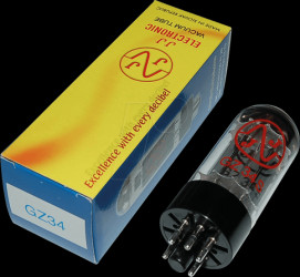 GZ34JJ Electron tube, rectifier tube, Octal, 8-pin