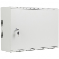 Szafa wisząca RACK 19" 4U+3U DIN typu skrzynka uniwersalna 540x200mm szara CATV LANBERG