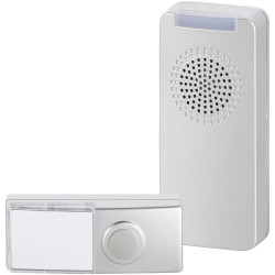 Heidemann 70805 HX Wireless Door Chime Set 100m Range 8 Melodies