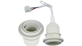 Oprawka Remontowa Prowizorka Na Żarówkę E27 Z Przewodem I Kostką Zaciskową