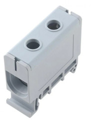 Listwa zaciskowa w korpusie, 1x50mm2, szara, Al/Cu E.4117