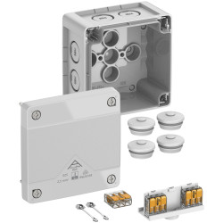 Spelsberg 40247001 Junction Box 92x92x60mm grey IP66/IP67/IP69 VDE certified