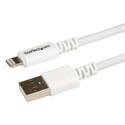 Kabel USB Złącze A USB A Złącze B Lightning dł. 3m Kabel Apple Lightning USB 2.0 kolor: Biały