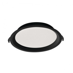 Oprawa downlight LED TIBERI CCT 23-29W-B max 3260lm ciepła/neutralna 3000-4000K IP44/20 Ø23 Ra90 5 lat gwar.czarny 26382