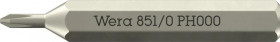 Bity 851/0 Micro do śrub Phillips-Recess, PH 000 x 30 mm, WERA 05058119001