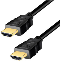 LogiLink CH0101 HDMI AV Cable Black 2 m 1x HDMI plug to 1x HDMI plug