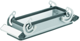 Surface mount housing, size B24, die-cast aluminum, cross bow locking, IP65, 1212400000