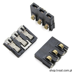 8801A12 Batery Connector 3 Pin SMD LUMBERG
