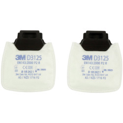 3M D3125 Secure Click P2 R Particulate Filter 2 pc