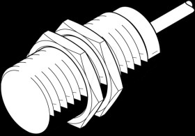 553552 Inductive proximity switch, 10 mm, connection cable, 2.5 m