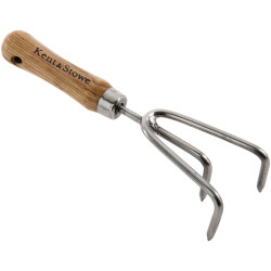 Kent &amp; Stowe 70100771 Stainless Steel Garden Life Hand 3-Prong Cultivator, FSC&#xAE;