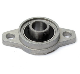 Łożysko samonastawne w aluminiowej obudowie - KFL001 - 12mm - podpora wałka