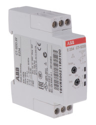 Timer Relay Szyna DIN 24 → 240 V ac, 24 → 48V dc DPST 2-stykowy ABB SPDT 0.05 s → 10min 1SVR
