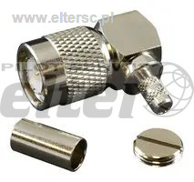 Wtyk TNC kÄ…towy, zaciskany AMPHENOL