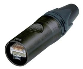 Złącze RJ45 Męski Złącze RJ45 Montaż na kablu Cat6a Neutrik, proste 8-żyłowe