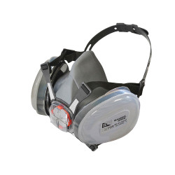 Scan BHT383-0L5-864 - F8-002 Twin Half Mask Respirator&#x2B;P2 Dust Filter Cartridges