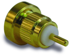 MCX panel socket 50 Ω, solder connection, straight, 252124