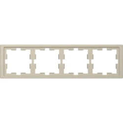 Merten Merten D-Life Ramka poczwórna piasek sahary MTN4040-6533