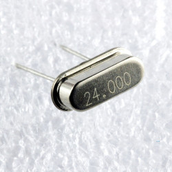 24 MHz Crystal Oscillator Resonator - HC-49-S THT Quartz - Low