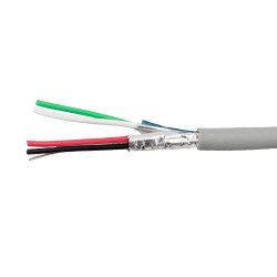 Kabel do transmisji danych 4 -parowy 0,35 mm² 8 -rdzeniowy Ekranowany 22 AWG AWG LSZH 300 V