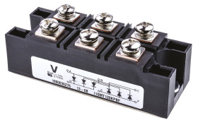 Moduł prostownika mostkowego Trójfazowy 150A 1200V Połączenie silikonowe INT-A-PAK