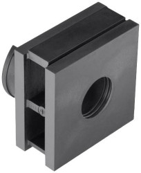 HellermannTyton 440-00025 Dysza pojedyncza VP-L_17-18_Ins-sgl-PL-BK, (D x S x W) 32 x 42.20 x 20 mm, TPE, 1 szt.