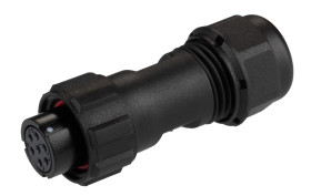 Złącze wielostykowe przemysłowe 7-pinowe Montaż na kablu Wtyczka RS PRO
