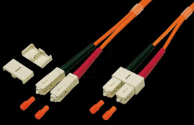 Duplex adapter cable, SC/SC, 5 m