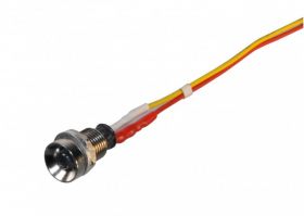 KONTROLKA LED 5MM 24V NIEB.MET