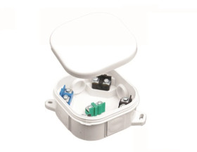 Puszka n/t hermetyczna PH 92x92x44 klik 5x4mm2 IP54 biała A.0020B