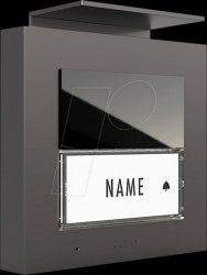 ADV-1010-A Audio front-door station, 1 family house, anthracite