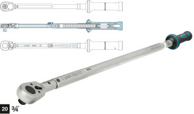 Hazet 6132-1CT 6132-1CT Klucz dynamometryczny z grzechotką 3/4" (20 mm) 162.7 - 813.5 Nm