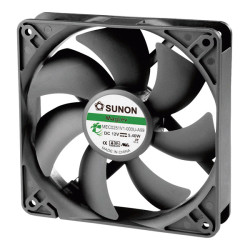 SUNON&#xAE; MEC0251V1-000U-A99 DR MAGLev Axial Fan 12V DC 120 x 120 x 25mm