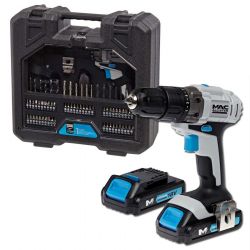 Wkrętak akumulatorowy 18V + akcesoria