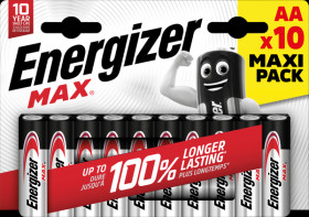 E301534600 Energizer, alkaline-battery, AA (Mignon), pack of 10