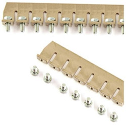 Szyna zworki Pręt przegubowy RS PRO Bloki końcowe RS Pro 16-25 85A Montaż na śrubę