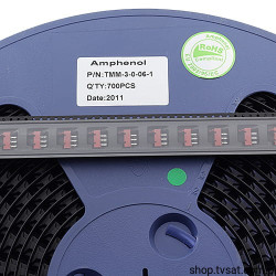 TMM-3-0-06-1 Connector DIP Straight Male 6W THT AMPHENOL