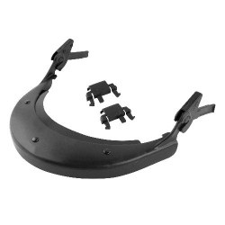 Hard Hat Visor Carrier, ABS, Czarny, do uzytku z: Kask