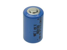 Bateria; litowa; ER14250; 3,6V; 1200mAh; fi 14,3X25mm; Kinetic; ER14250