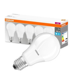 5PAK Żarówka LED E27 A60 8,5W = 60W 806lm 4000K Neutralna 300 OSRAM Base