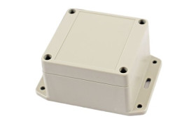 Obudowa ogólnego użytku ABS szerokość zew. 80 mm długość zew. 85 mm wys. zew. 55 mm Hammond IP65 Jasnoszary