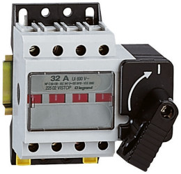 Wyłącznik nadprądowy MCB, 3-biegunowy, 32A, 400V, na szynę DIN, Legrand, Vistop