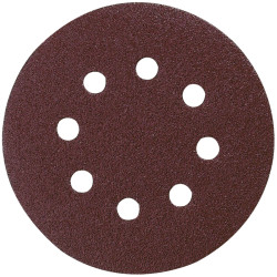 Makita P-43549 Router Sandpaper 60 Grit Hook-and-Loop 125mm 10 pieces