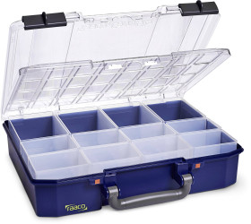 raaco CarryLite 80 4x8-12 DLU Walizka (D x S x W) 278 x 337 x 82 mm Ilość przegród: 12 Content 1 szt.