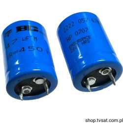 MAL205767479E3 47uF 450V Electrolytic RADIAL VISHAY